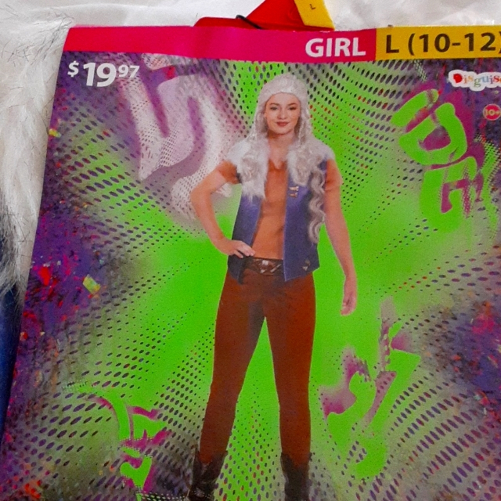 Girls size large 10-12 Disney ZOMBIES 2 Addison costume